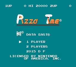 Pizza Time Title Screen